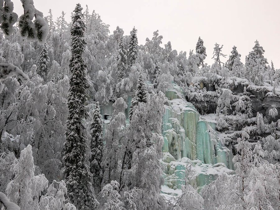 Zicht op watervallen Zicht op watervallen