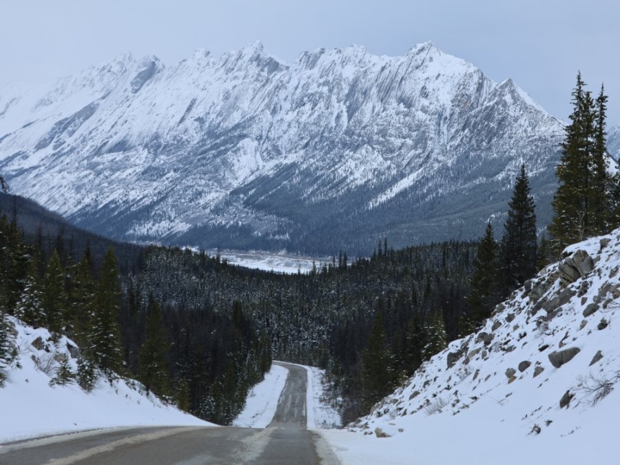 Winterlandschap in Jasper Winterlandschap in Jasper