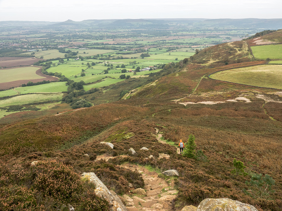 De heuvels van de Cleveland Way