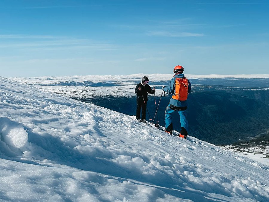 Toerskiën op de Gaustatoppen