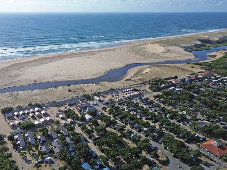 Camping aan de oceaan Camping aan de oceaan