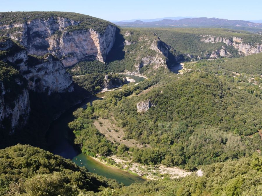 Fietsroute Gorges de l'Ardèche Fietsroute Gorges de l'Ardèche