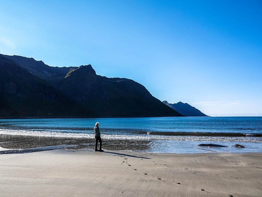 Ersfjordstranda zandstrand