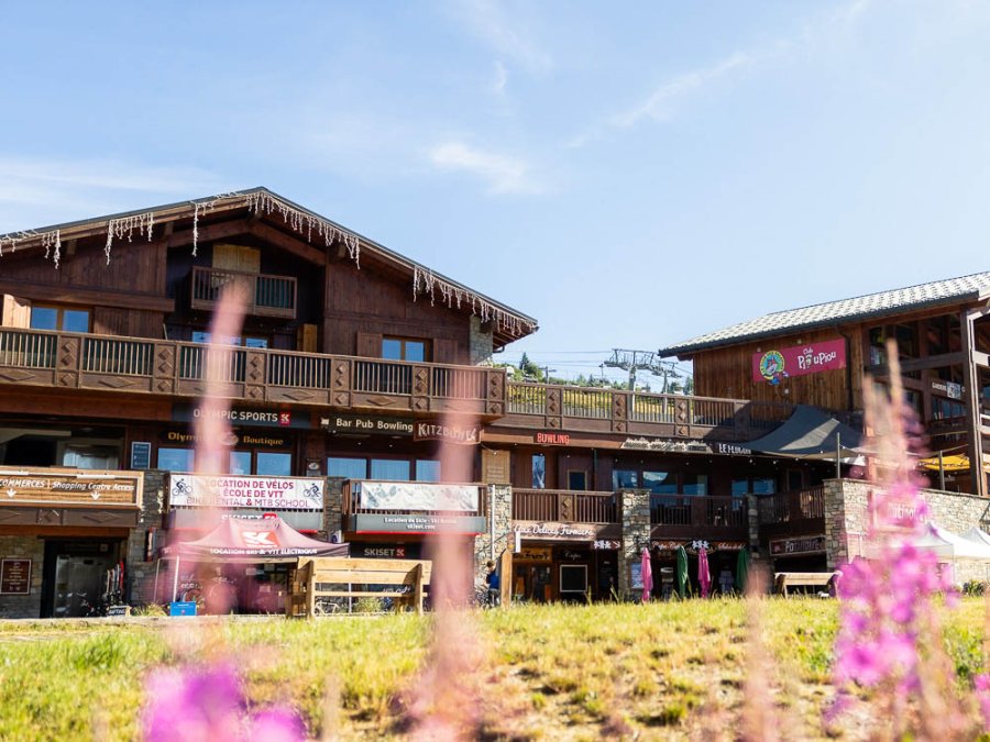 Het dorp La Rosière Het dorp La Rosière