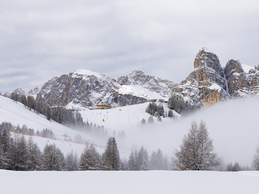 San Cassiano in de winter