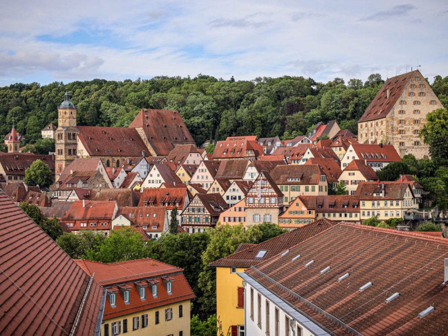Schwäbische Hall stadje Schwäbische Hall stadje
