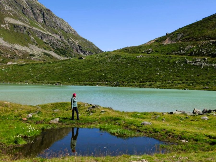 Wandelen langs de Rifflsee