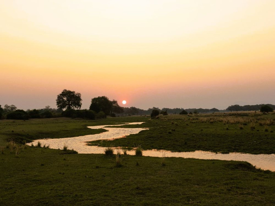 Mana Pools sunset