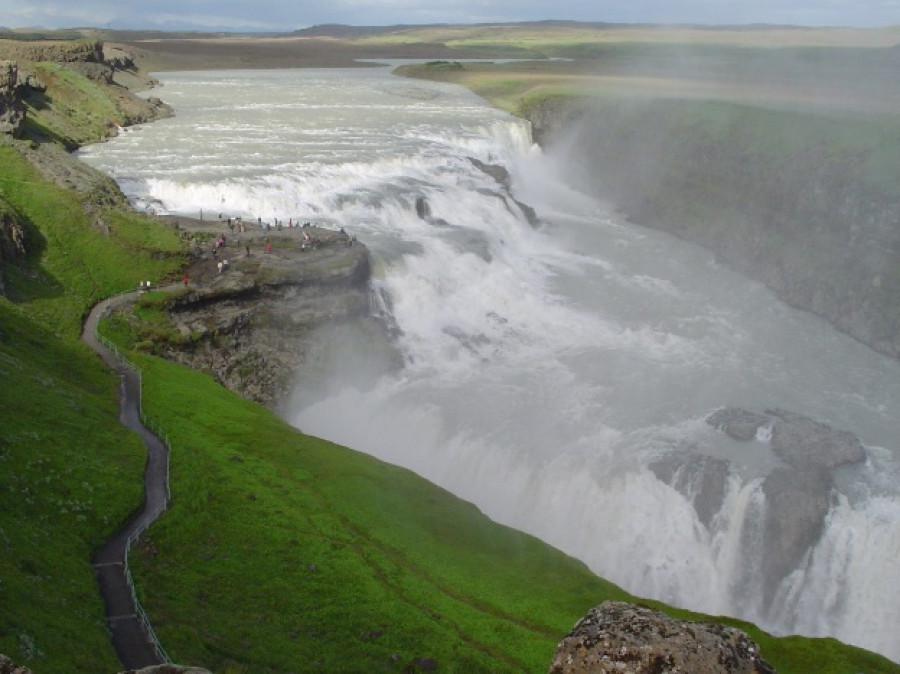 Gullfoss waterval Gullfoss waterval