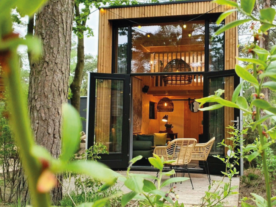 Tiny house in de winter Tiny house in de winter
