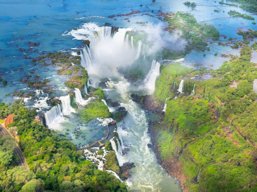 Iguazu watervallen in Brazilië Iguazu watervallen in Brazilië