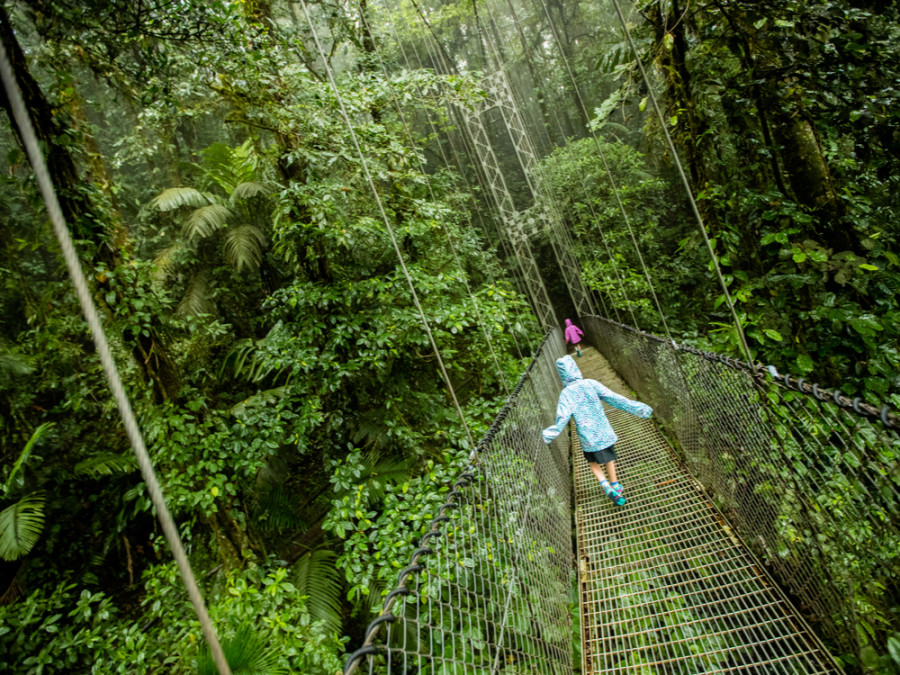 Hangbrug in Costa Rica Hangbrug in Costa Rica