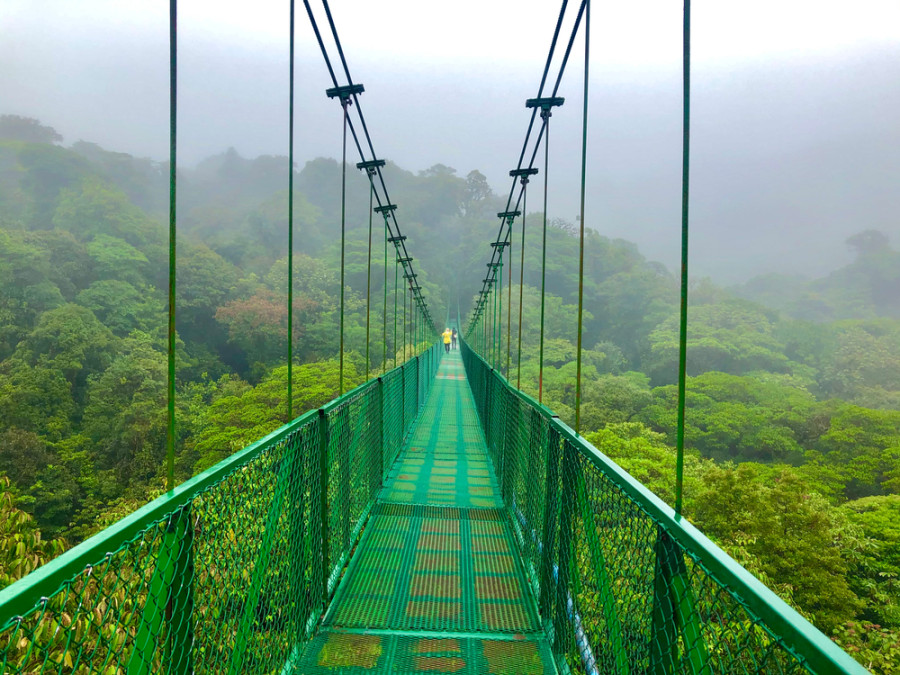Hangbrug Monteverde Costa Rica Hangbrug Monteverde Costa Rica