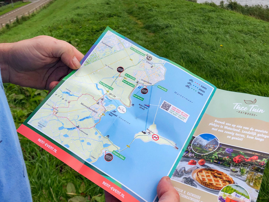 Fietskaart Volendam Fietskaart Volendam