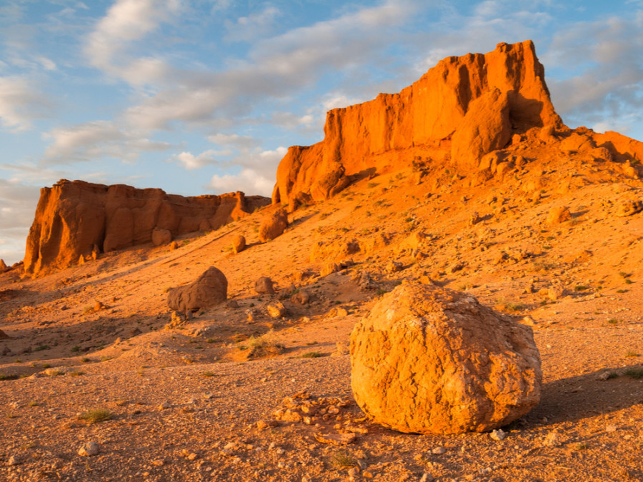 Vlammende kliffen Gobi Vlammende kliffen Gobi