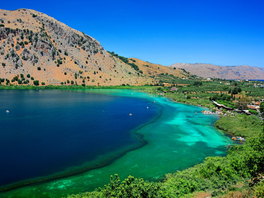 Kournas meer Kreta Kournas meer Kreta