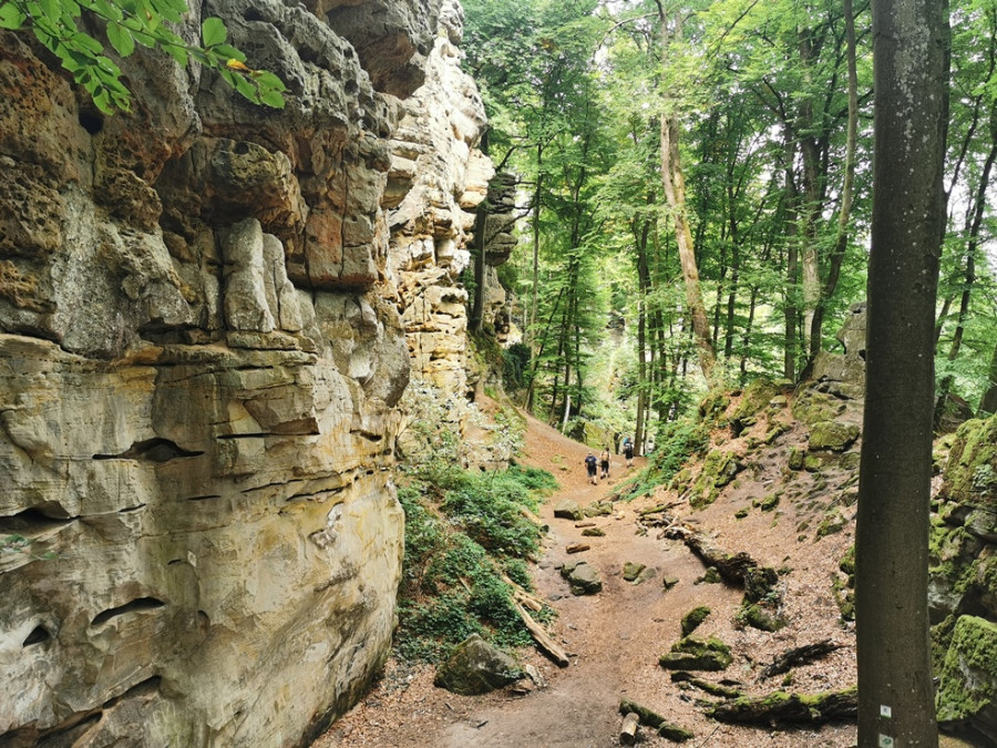 Zien in de Eifel - Teufelsschlucht Zien in de Eifel - Teufelsschlucht