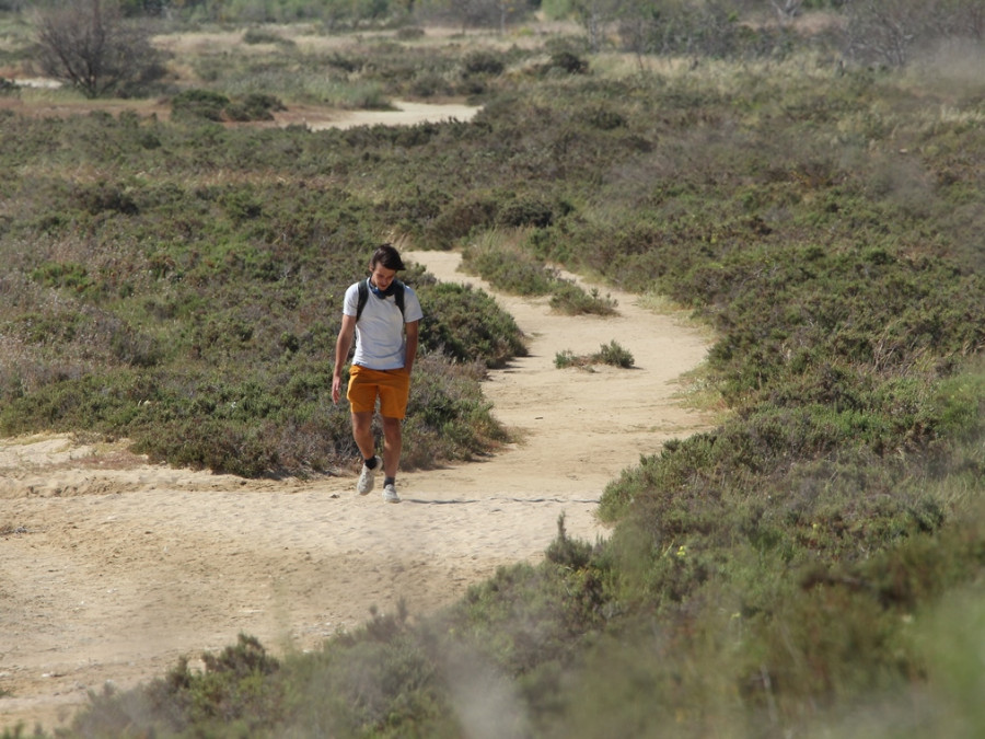 Wandelen bij Larnaca Wandelen bij Larnaca
