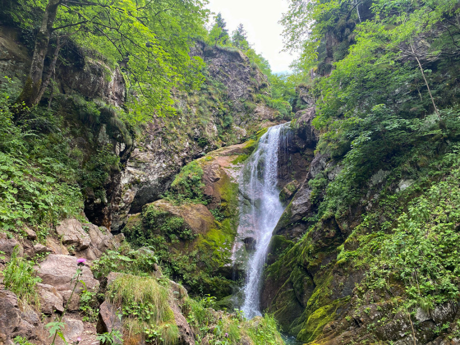 Waterval in Parco Naturale del Marguareis Waterval in Parco Naturale del Marguareis