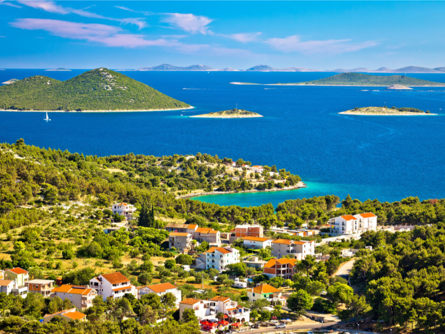 Kornati eilanden Kroatie