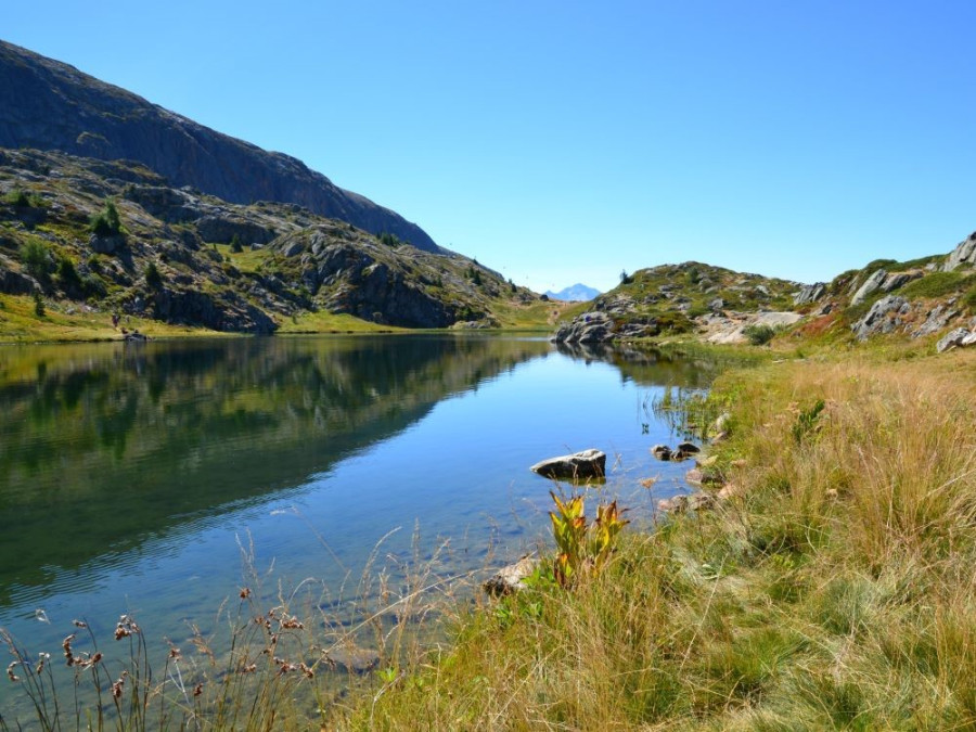 Lac Faucille, meer bij Vaujany Lac Faucille, meer bij Vaujany