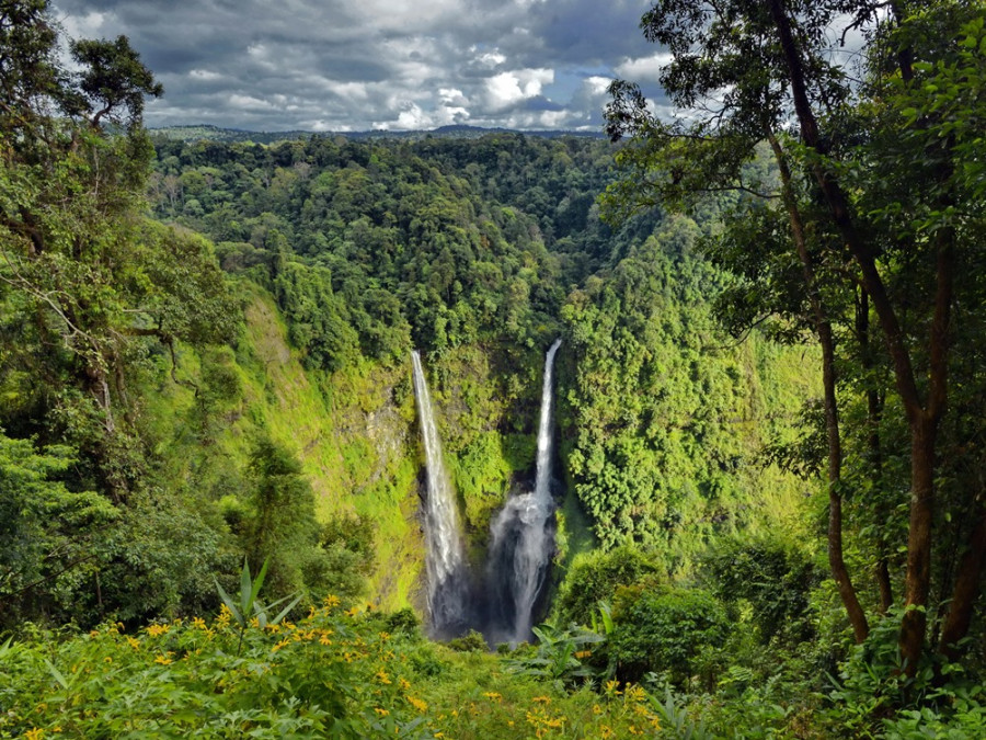 watervallen in Laos