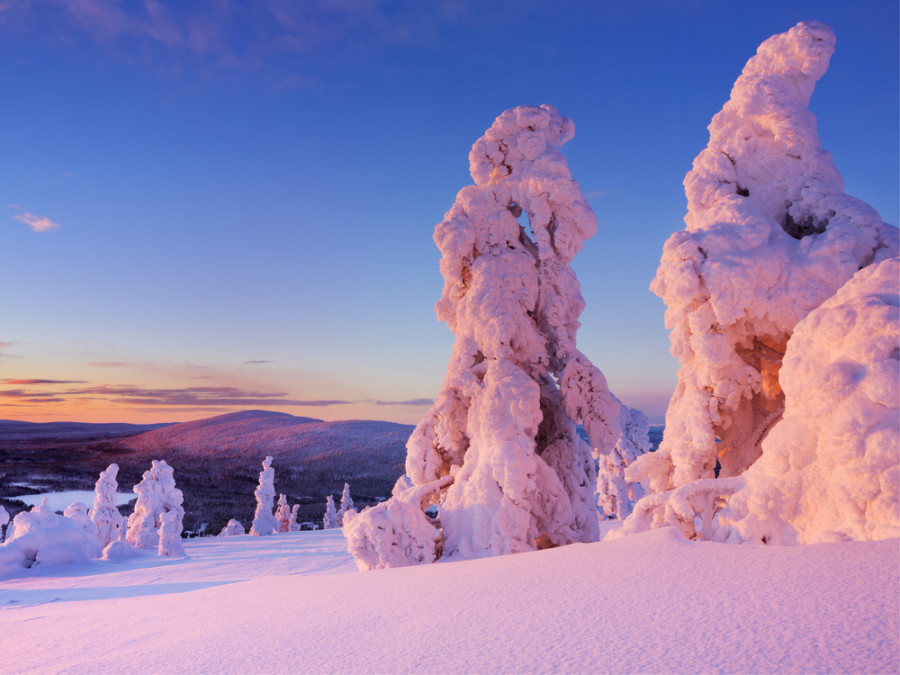 Schitterend sneeuwlandschap Schitterend sneeuwlandschap