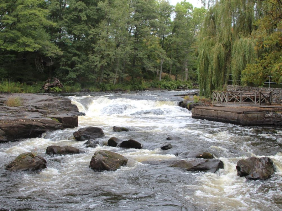 Mörrumsån rivier Blekinge Mörrumsån rivier Blekinge