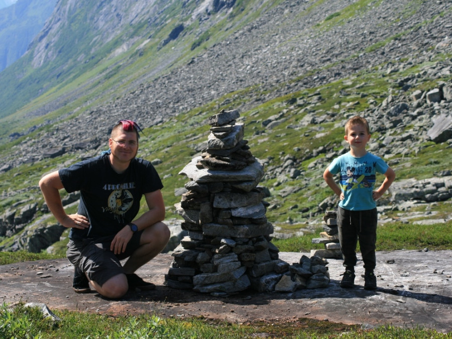 Bergwandelen in Noorwegen met kind