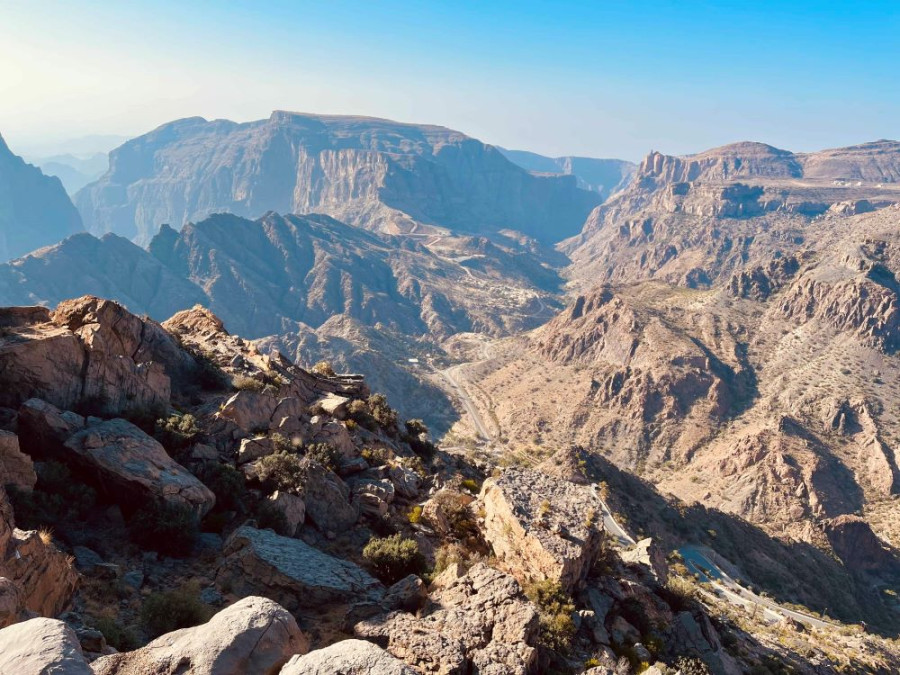 Al Akhdar bergen in Oman