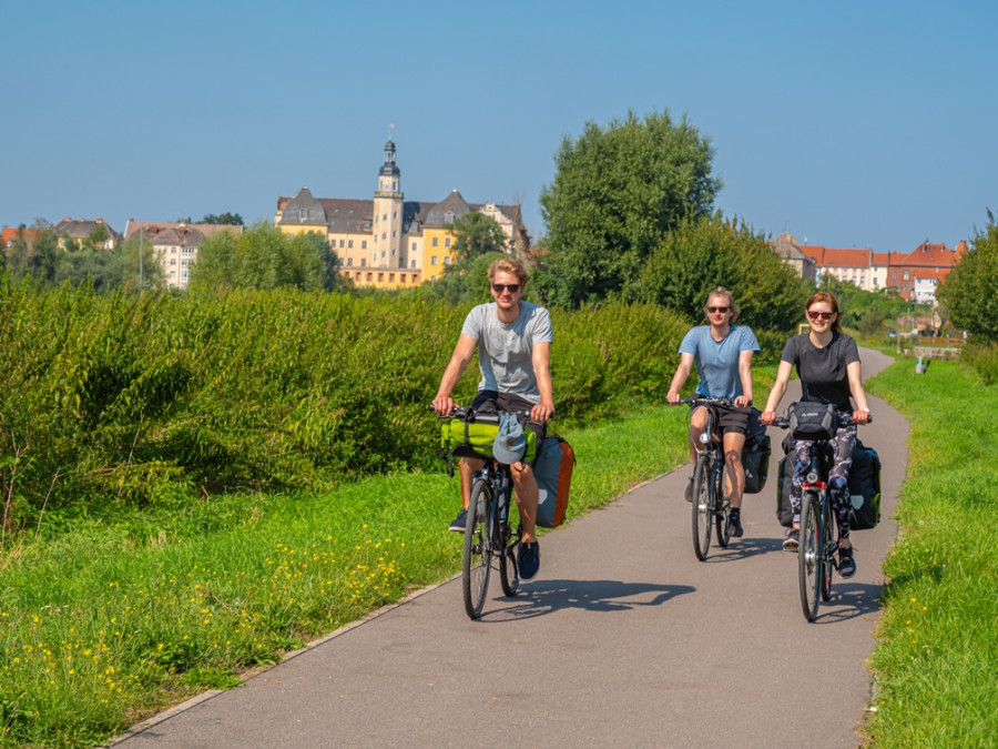 Fietsers op de R1 Fietsers op de R1