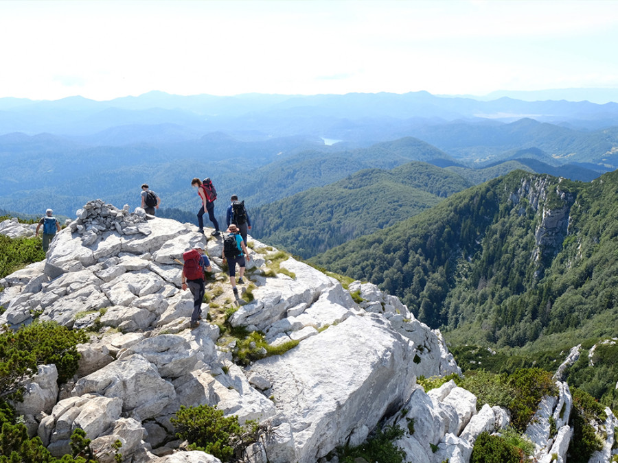 Wandelen in Risnjak National Park Wandelen in Risnjak National Park