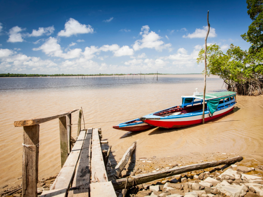 Rivier in Suriname Rivier in Suriname