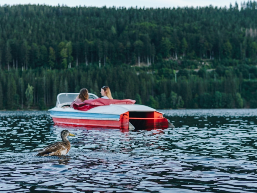 Varen op de Titisee Varen op de Titisee