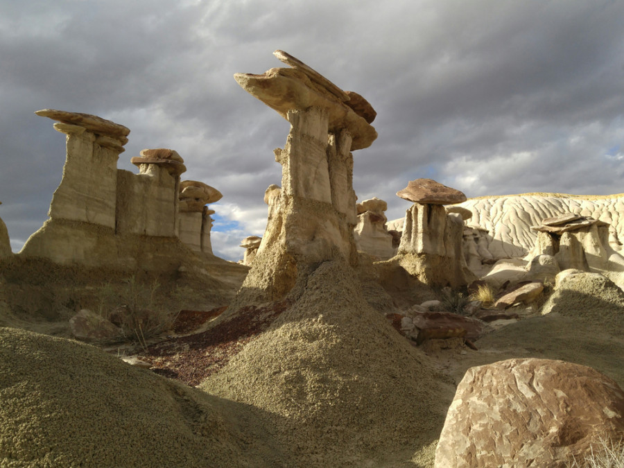 Rockformaties Bisti Badlands Rockformaties Bisti Badlands