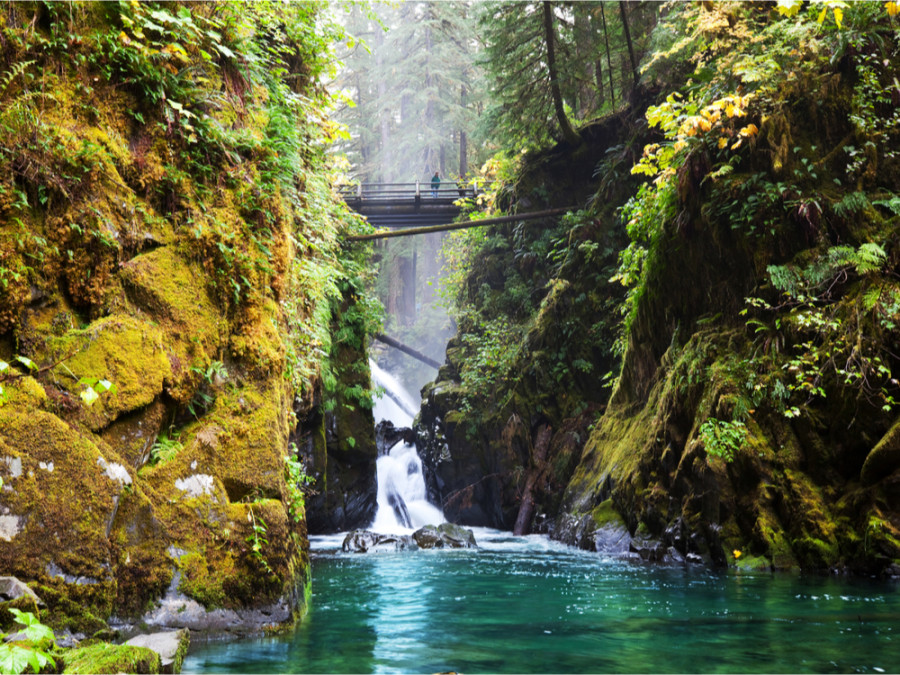 Sol Duc watervallen Sol Duc watervallen