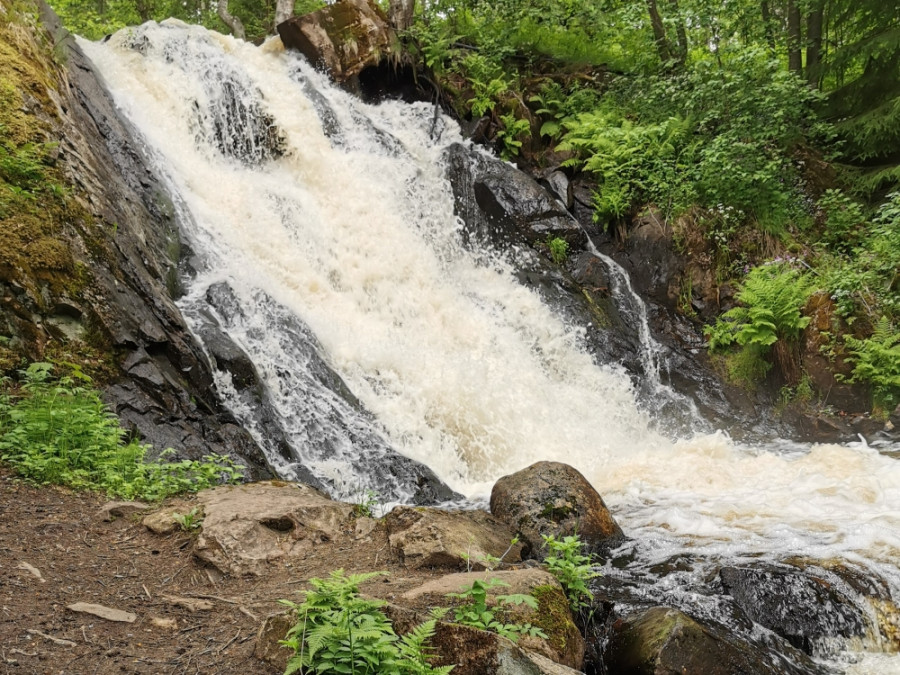 Juveninkoski waterval Jämsä Juveninkoski waterval Jämsä