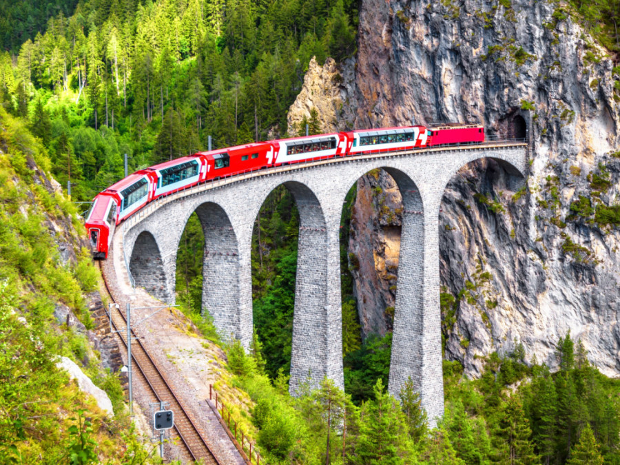 Glacier Express treinrit Glacier Express treinrit