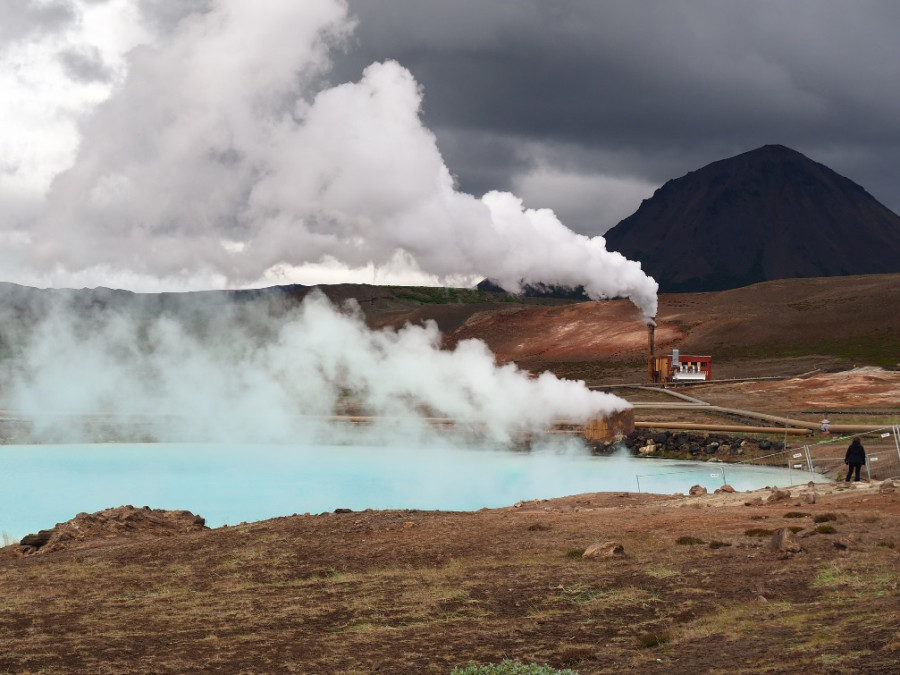 vulkanisch landschap IJsland vulkanisch landschap IJsland