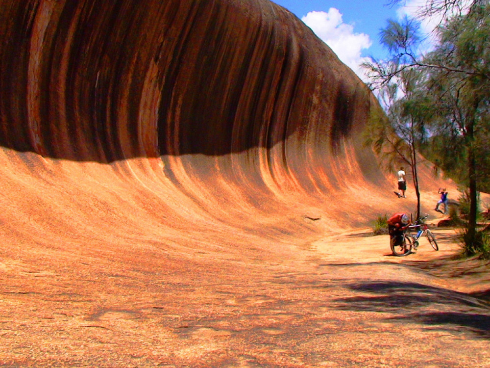 Wave rock, Australië