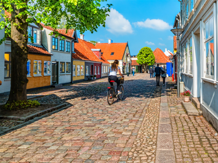 Fietsen op Funen