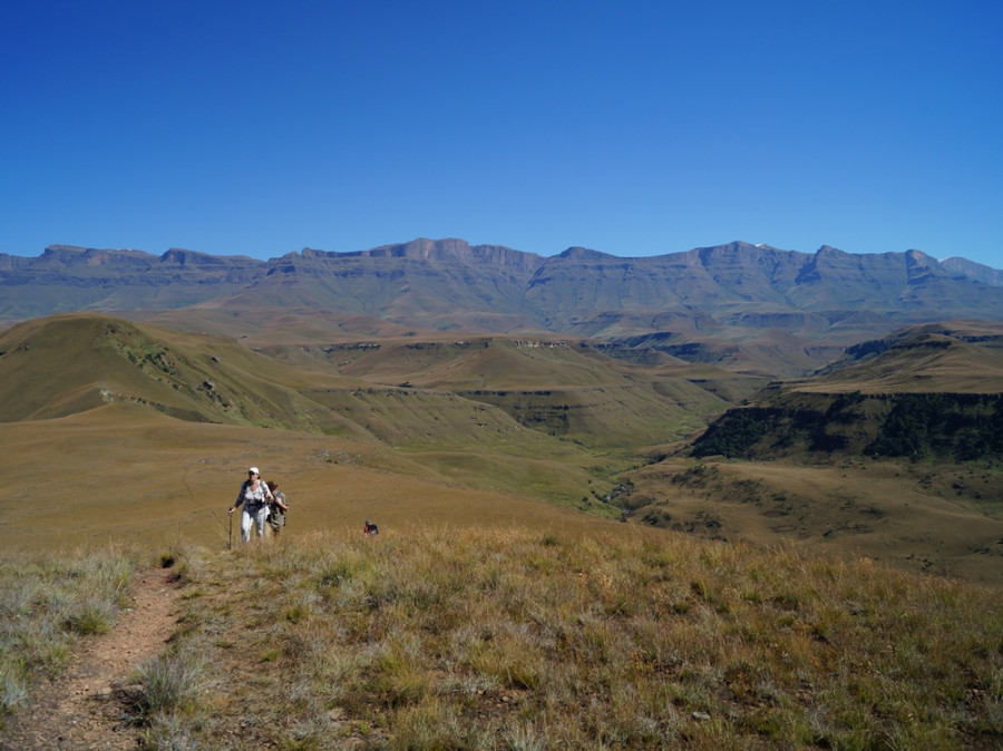 Trektocht in Afrika