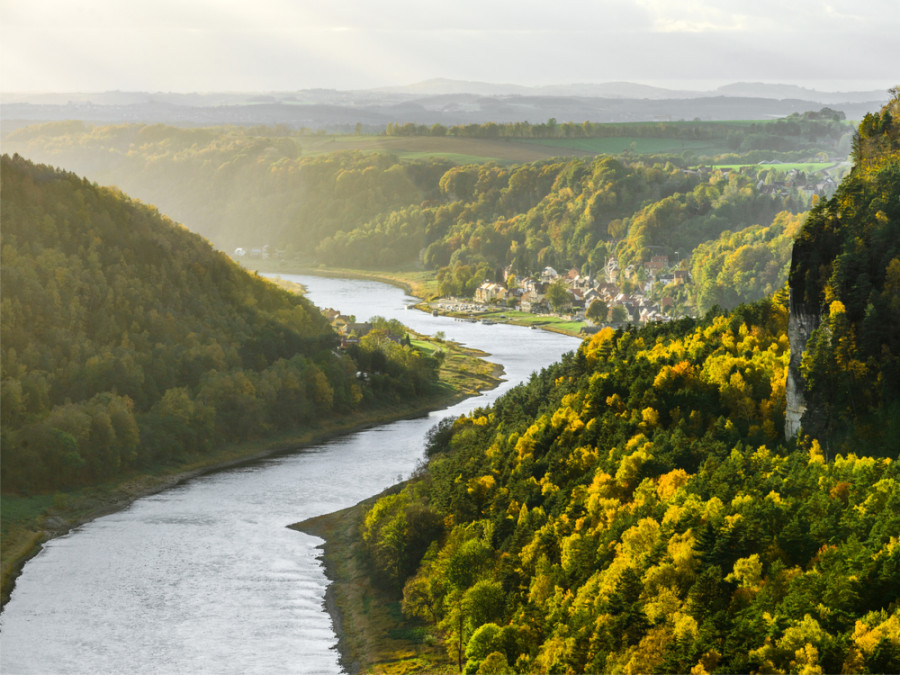 Fietsen langs de Elbe