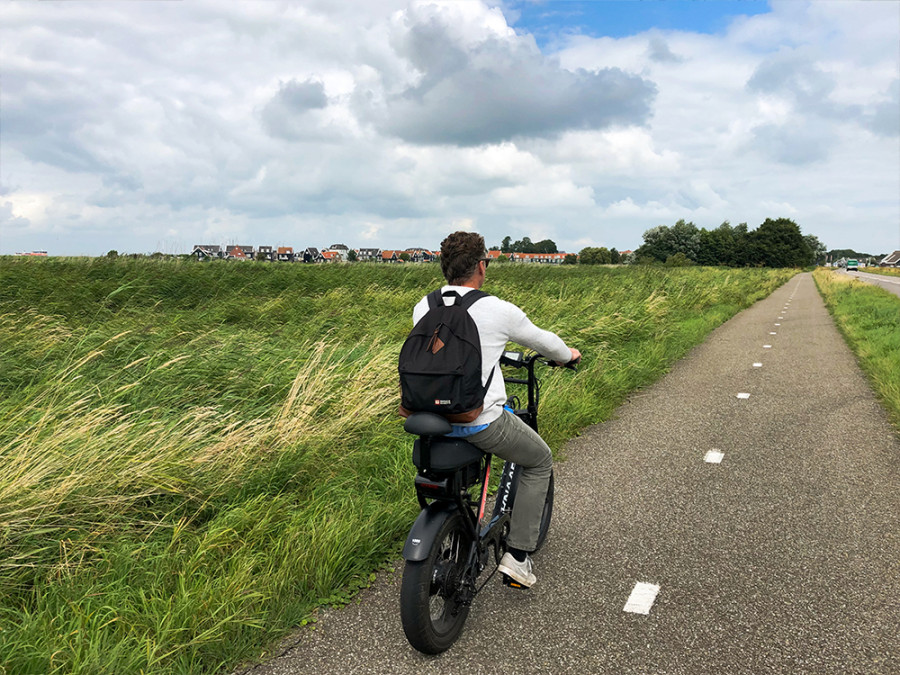 Fietsen van Volendam naar Marken