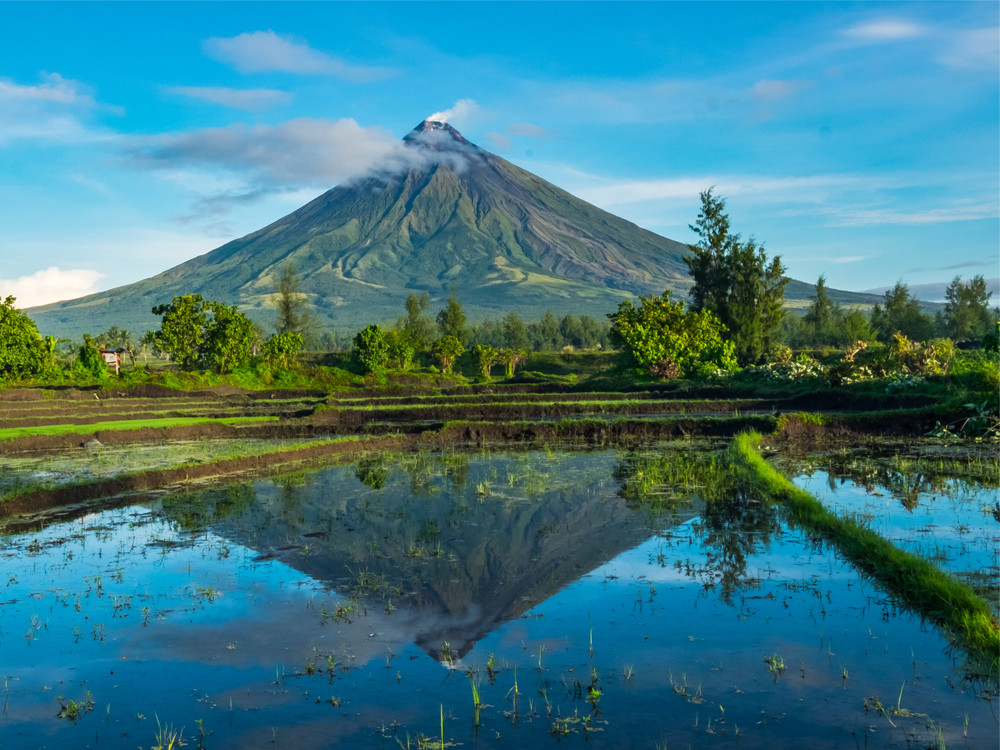 Mayon vulkaan Filipijnen