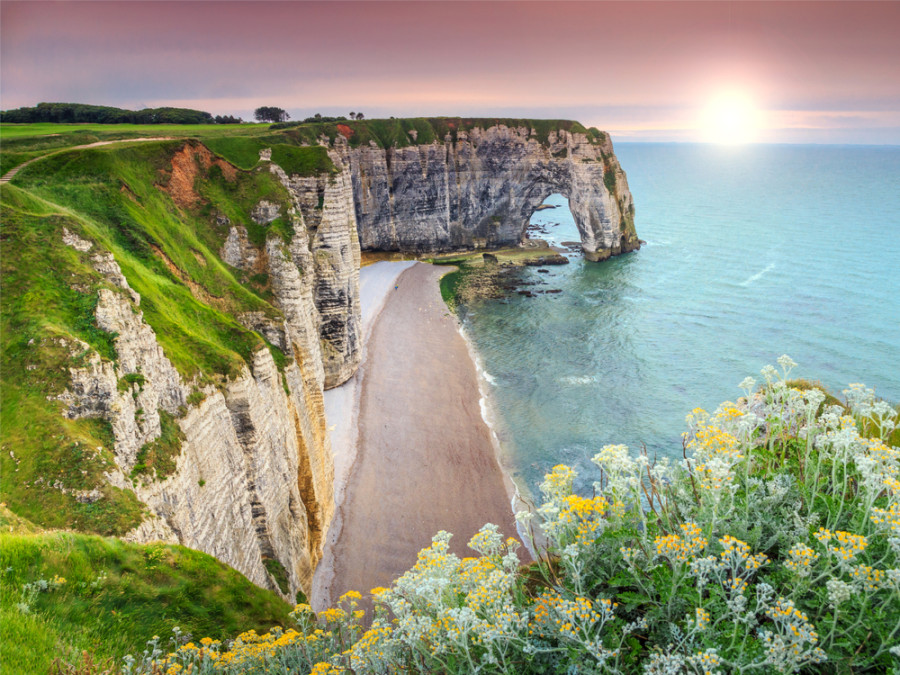 Krijtrotsen Normandie