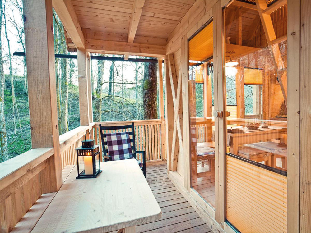 Glamping Slovenie boomhut