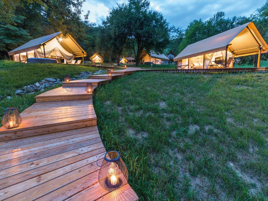 Luxe glamping Slovenië