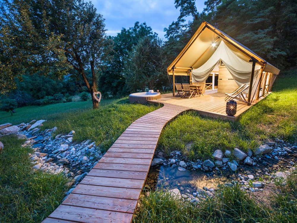 Glampingtent Slovenië