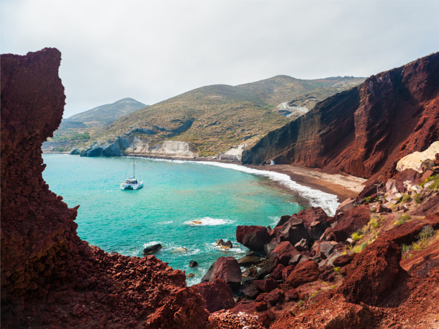 Stranden Santorini